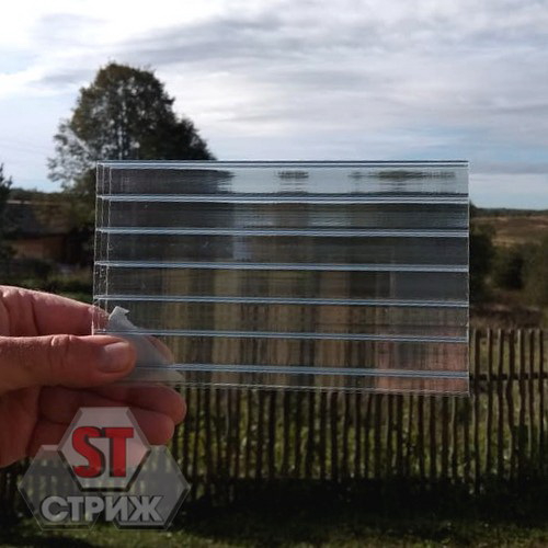 Сотовый поликарбонат 20 мм прозрачный